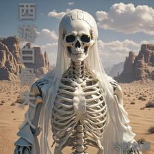 西游记白骨夫人简笔画